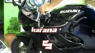 Suzuki Katana 600 y al corte [upl. by Ahsircal]