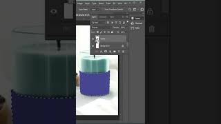 How to make a custom Candle Jar mockup for wedding in Photoshop  photoshop shorts labelart ram [upl. by Oiratno]