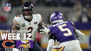 Chicago Bears vs Minnesota Vikings  2023 Week 12 Game Highlights [upl. by Retep]