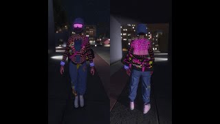 BLUE AND PINK IMPOTENT RAGE FIT FEMALE BEFF GTA5 [upl. by Merkley75]