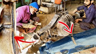 FB Hino rear cap is broken see how to repair ittefaq repairing techniques [upl. by Alodi109]