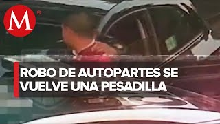 Aumenta el robo de autopartes en todo México [upl. by Hendrika954]