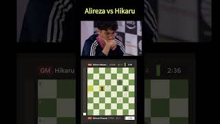 Hikaru Nakamura Shatters Alirezas Winning Streak  Chess  Shorts  Ytshorts  ChessGame [upl. by Lenci]