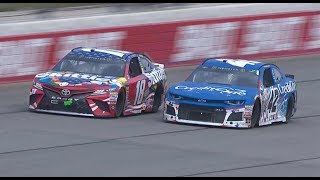 In their own words Busch Larson relive Chicagoland finish [upl. by Hambley]