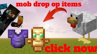 minecraft but mob drop op items  😎 [upl. by Mlawsky173]