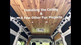 Build Out Part 9  DIY Ram ProMaster Camper Van  Ceiling [upl. by Anelrats346]