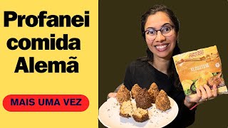 Fiz Coxinha Sem Glúten Com Receita Típica Alemã Klossteig será que ficou bom [upl. by Edd]