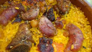 Arroz al horno casero Valenciano 101 [upl. by Carita]