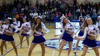 Bolles Varsity Cheerleading Halftime Move Shake Drop [upl. by Adnilem]