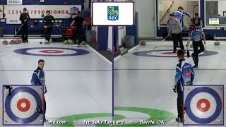 Brendan Rajala vs Sonny DiFranco  Draw 15  Stu Sells Junior Tankard [upl. by Ahtenek]