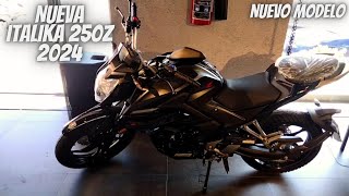 Nueva Italika 250z 2024😱  ¡Nuevo Modelo💯  ¿Vale la Pena Comprarla🔥 [upl. by Soiritos418]