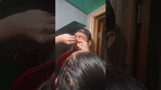 nose piercing at home DIY [upl. by Adnouqal282]