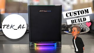 InWin A1 Plus  Z590I Unify  i711700k  Shadow Rock LP raw  time lapse  Amazing Small Sleek [upl. by Nya972]