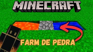 Como Construir uma Farm de Pedra no Minecraft Guia Completo [upl. by Gladi]