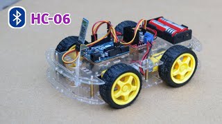 How To Make Arduino Bluetooth Controlled Car  At Home [upl. by Waterman909]