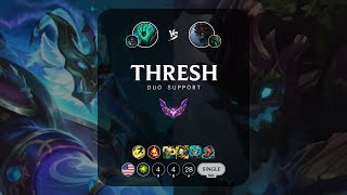 Thresh Support vs Maokai  NA Master Patch 1324 [upl. by Ajaj]