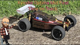 Kyosho Optima Mid First Time on Track [upl. by Huttan]