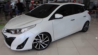 Toyota Yaris Hatch 2019  versões XL XL Plus e XLS detalhes preço  wwwcarblogbr [upl. by Etnom]