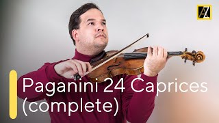 PAGANINI 24 Caprices complete Antal Zalai violin 🎵 classical music [upl. by Ennirak992]