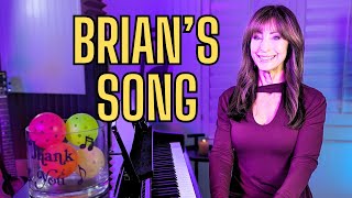 Brians Song The Hands of Time  Piano Cover by Tracy Harris Bird Yamaha CSP 170 [upl. by Elfstan54]