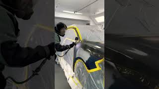 SPRAYING SEALER KEEPING IT SMALL TO BLEND COLOUR IN PANEL [upl. by Paucker]