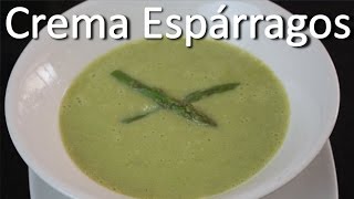 Como Hacer Crema De Espárragos Receta Fácil Y Rápida  Recetas de Cocina Fácil [upl. by Enomis]