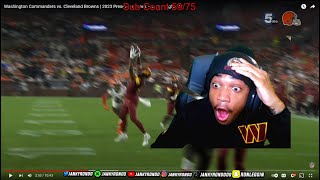 SAM HOWELL SUPER BOWL SEASON IS NOW  Washington Commanders Vs Cleveland Browns Highlights [upl. by Kidd752]