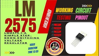 lm2575 circuit diagramlm2575 adj lm2575 ic pinout [upl. by Schwerin]