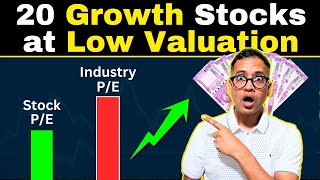 20 GROWTH Stocks at LOW Valuation  Time to Buy Rahul Jain Analysis stockmarket rahuljainfinance [upl. by Lia550]