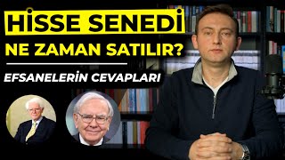 Hisse Senedi Ne Zaman Satılır  Borsa Eğitimi [upl. by Azial]