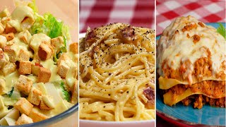 4 recetas ITALIANAS MUY POPULARES muy FÁCILES de hacer para que siempre queden bien [upl. by Clausen]