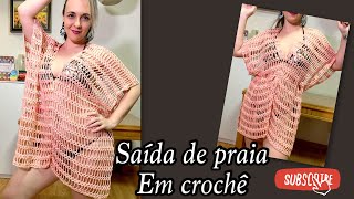 SAÍDA DE PRAIA EM CROCHÊ MONA  FÁCIL E ECONÔMICA PASSO A PASSO VESTIDO DE CROCHÊ PARTE 1 [upl. by Naujed]