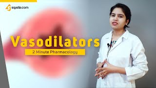 Vasodilators  Pharmacology Video  Medical Education  VLearning™  sqadiacom [upl. by Rickart611]