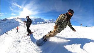 Snowboarding Tignes  Val dIsere  Photo Edit January 2024 [upl. by Bueschel454]