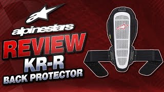 Alpinestars Nucleon KRR Back Protector Review from Sportbiketrackgearcom [upl. by Curry]