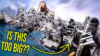 The Battle for Osgiliath  MASSIVE Lord of the Rings Warhammer Battle Report [upl. by Dreeda]