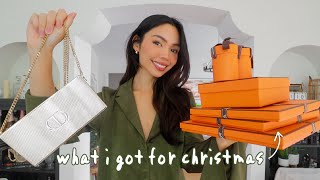 luxury what i got for christmas 2023 Hermes Dior Bottega Veneta Haul [upl. by Secnirp]