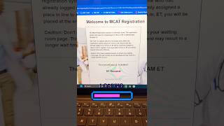 FORGOT to Register for MCAT Exam 😱 premed mcatprep [upl. by Diella]