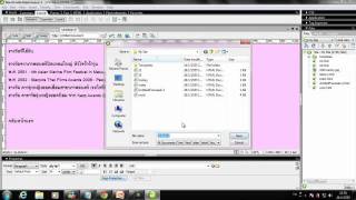 สร้างเว็บเพจง่ายๆด้วย macromedia dreamweaver 8 [upl. by Thora136]