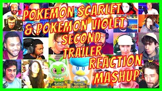 POKEMON SCARLET amp POKEMON VIOLET  SECOND TRAILER  REACTION MASHUP  NINTENDO SWITCH  TRAILER 2AR [upl. by Adalbert]