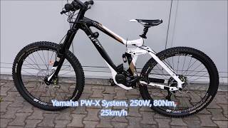 Haibike SDURO Nduro 8 0 eConnect 500Wh Yamaha PWX 27 5R Elektro Fahrrad Enduro Mountain eBike 2017 [upl. by Oflodur]