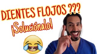 ¿Dientes flojos¿se mueven tus dientes¿porque se aflojan o se caen los dientes¿remedios caseros [upl. by Chester834]