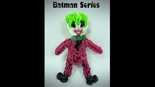 Rainbow Loom The Joker From Batman  Action FigureCharm  Gomitas [upl. by Yarled788]