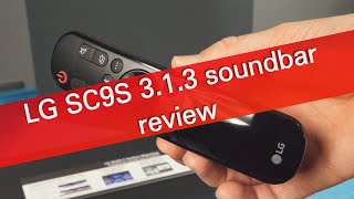 LG SC9S soundbar review  feature packed but does it sound good [upl. by Beitnes]