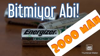 Energizer Nimh şarj edilebilir pil incelemesi [upl. by Neibart306]