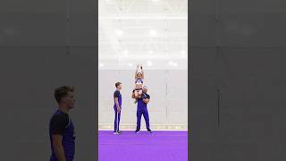 in honor of UCA partner stunt this week 🎉 shortsviral cheer cheerleader shortsfeed impressive [upl. by Irakab]