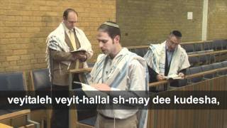 Practice Reading Hebrew The Mourners Kaddish [upl. by Yard]