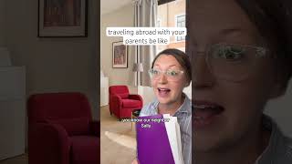 POV traveling abroad with your parents travel travelhacks eSIM traveltips france studyabroad [upl. by Iborian]