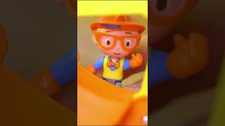 Excavator Song Blippis Toy Version  Blippi Toy Play Shorts  shorts blippi blippitoyplay [upl. by Rabi]