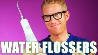 Dentist Reviews WATER FLOSSER For Teeth vs String Floss Before amp After of Plaque Removal Efficacy [upl. by Akenehs114]